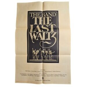 The Band The Last Waltz Vintage 1978 Promo Poster 24x36 Warner Bros Records Rock